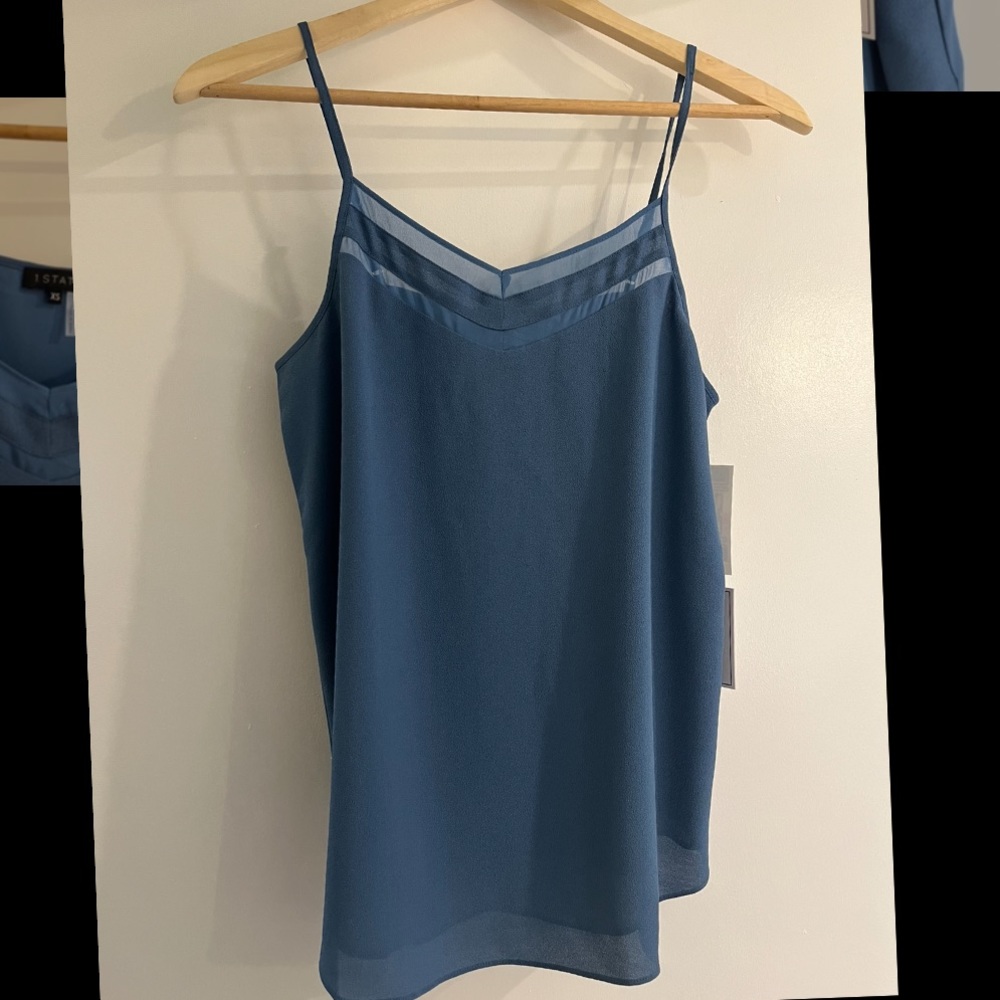 NWT 1.State blue tank top